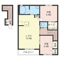 メゾン　ド　ソルヴィ　五番館の物件間取画像